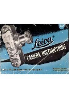 Leica 3 f manual. Camera Instructions.